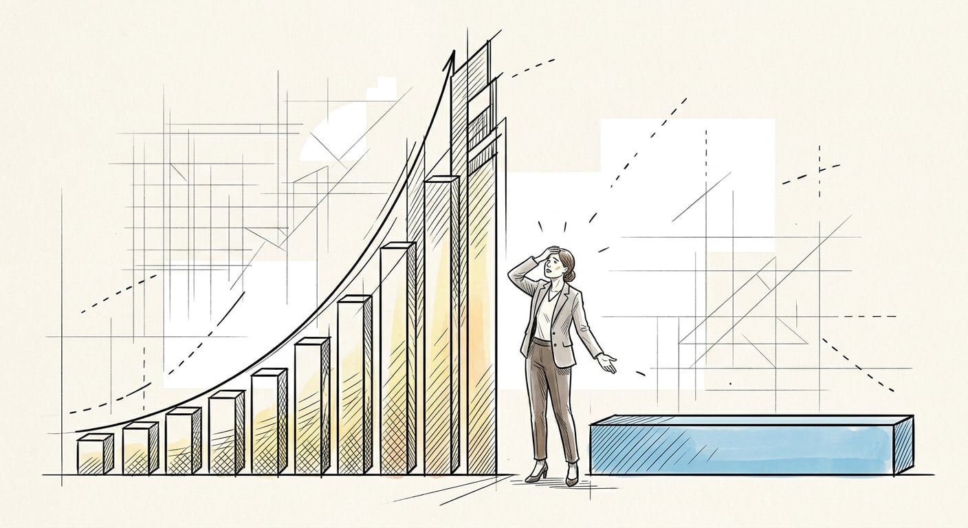 Chart showing rising client expectations while freelancer pay stays flat