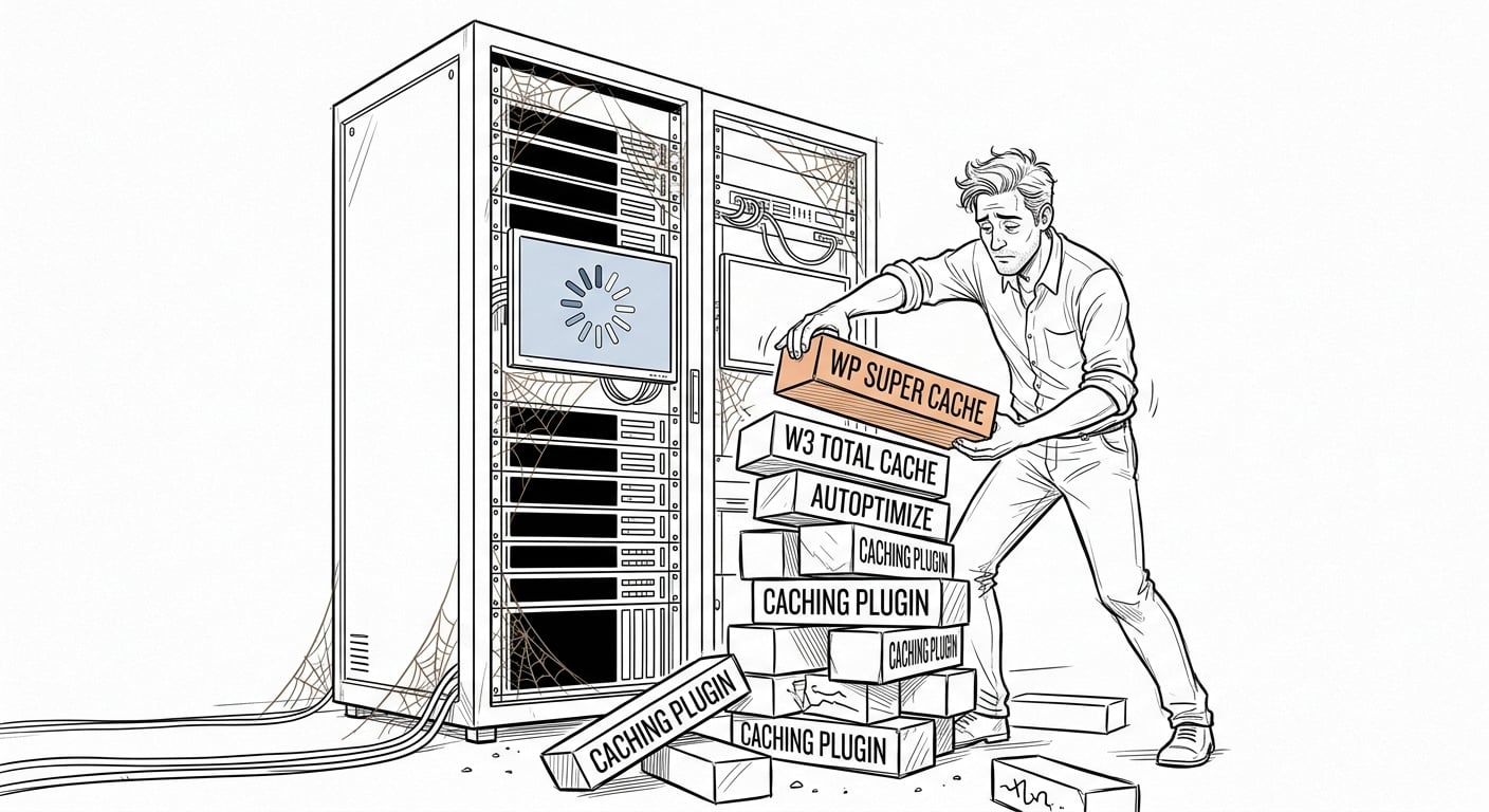 WordPress caching still requires stacking plugins in 2026