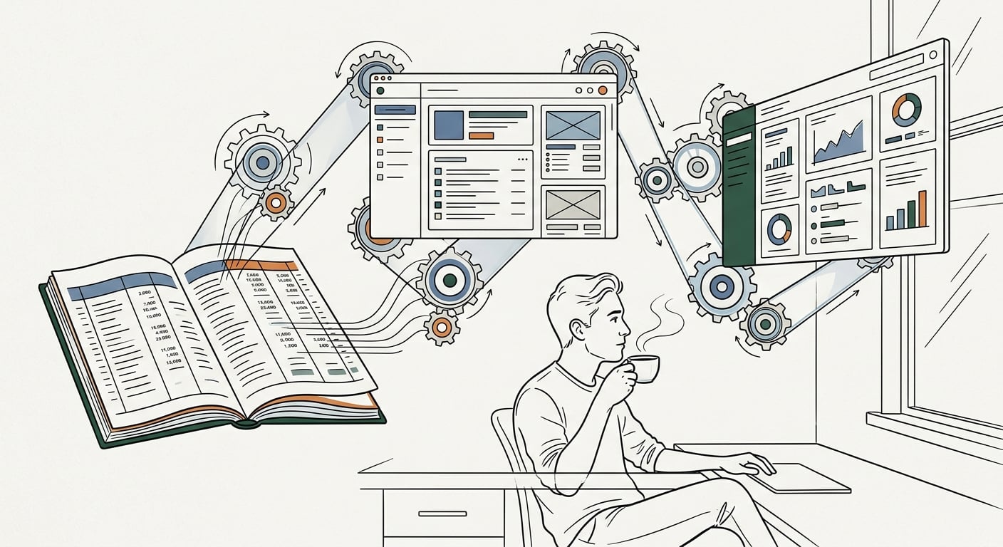 Automated agency workflows running bookkeeping content and SEO behind the scenes