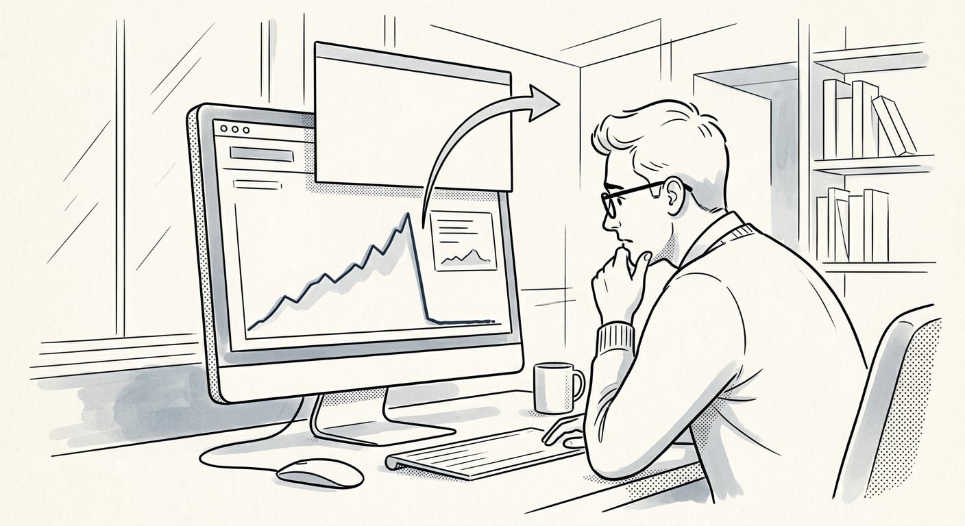 Website traffic declining sharply due to Google AI Overviews stealing clicks from organic results