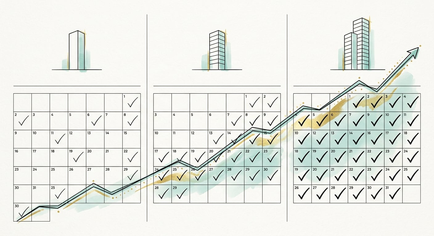 90-day local SEO kickstart plan timeline for contractors