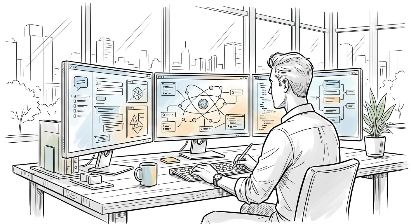 Running AI visibility queries across ChatGPT, Perplexity, and Claude