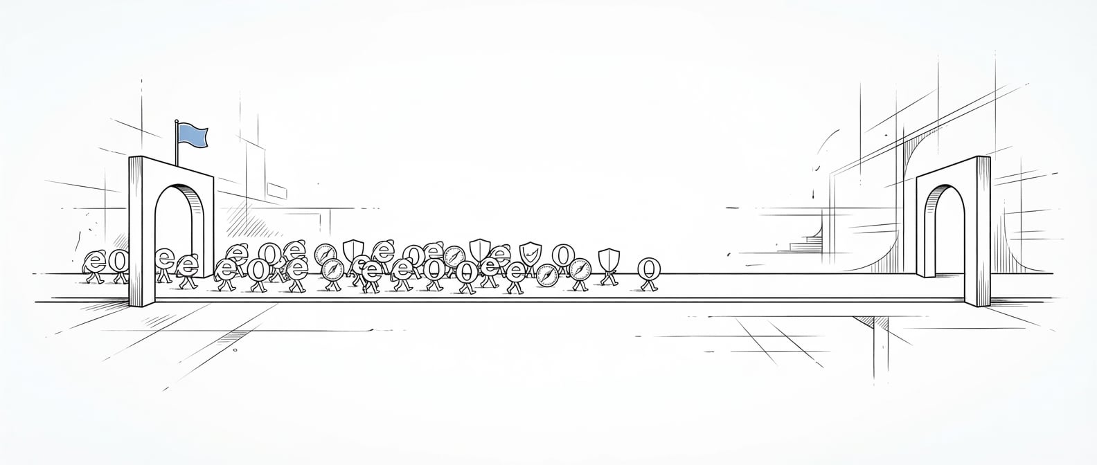 Timeline showing the gap between newly available and widely available
