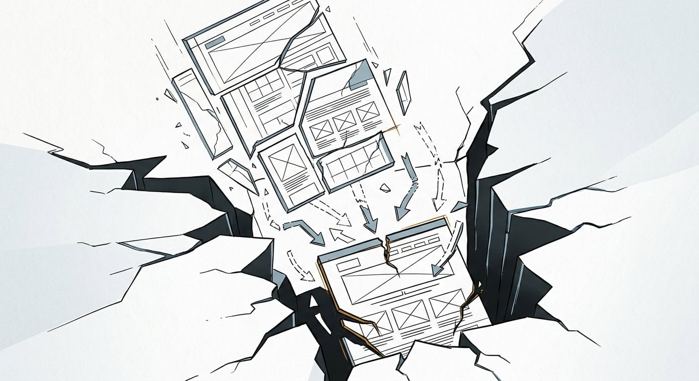 Common website migration mistakes with broken redirects losing traffic