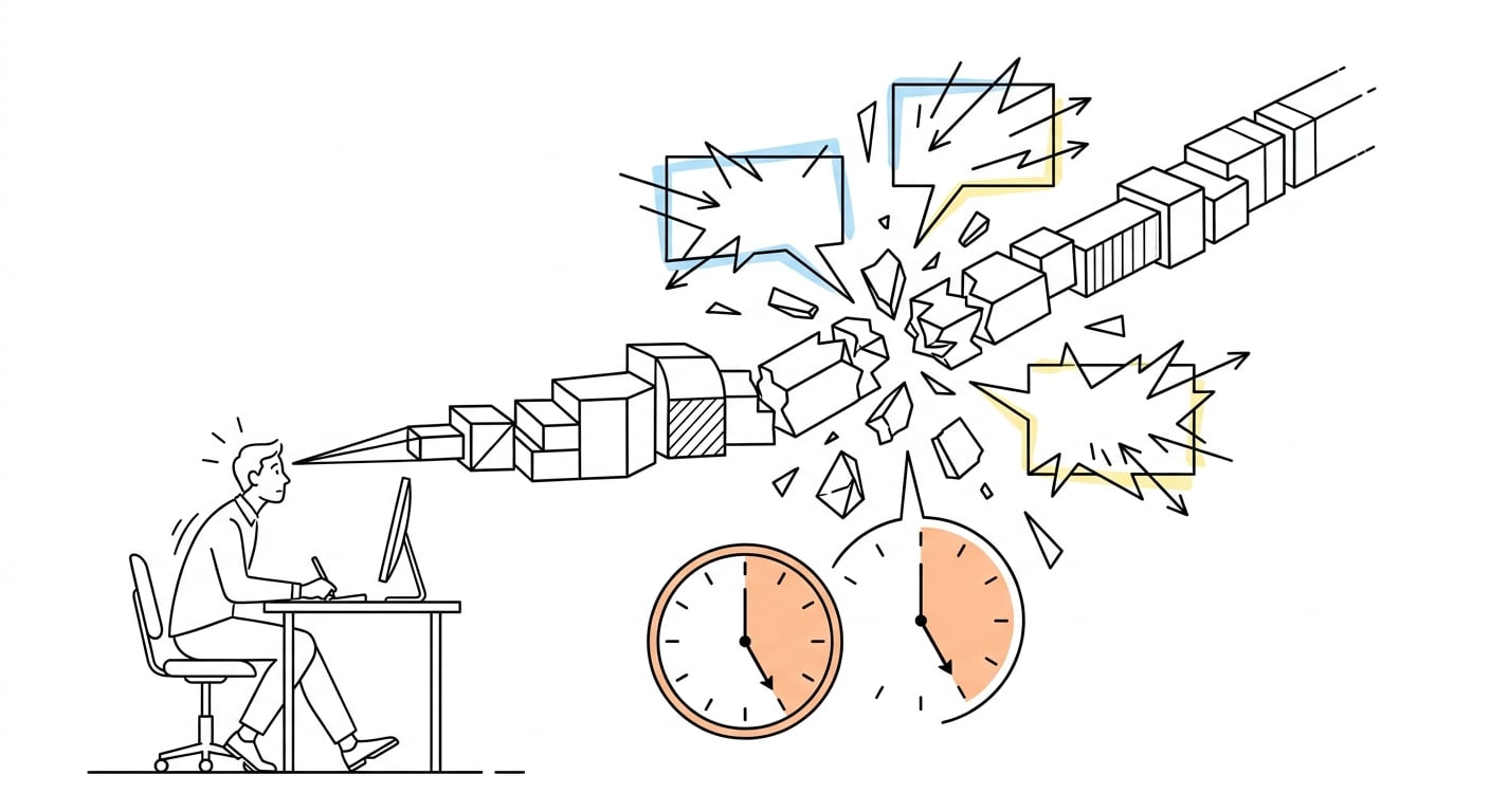 The cost of context switching: 23 minutes to refocus after each interruption