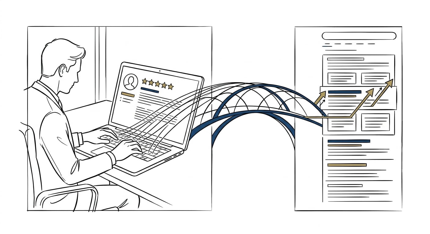 Business owner responding to reviews as a ranking factor bridging to better search visibility