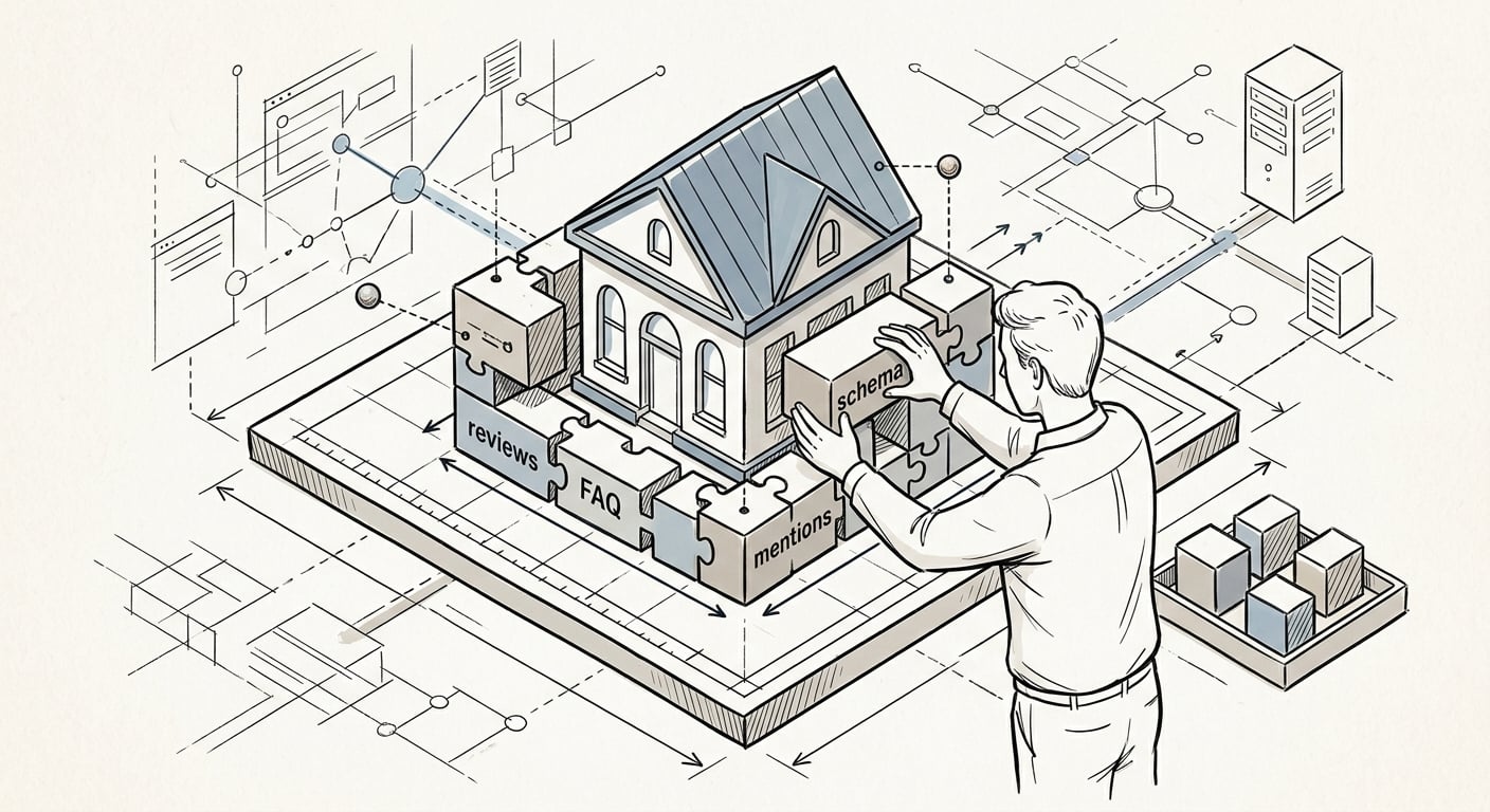 Building your brand identity for AI search with schema markup reviews and structured data
