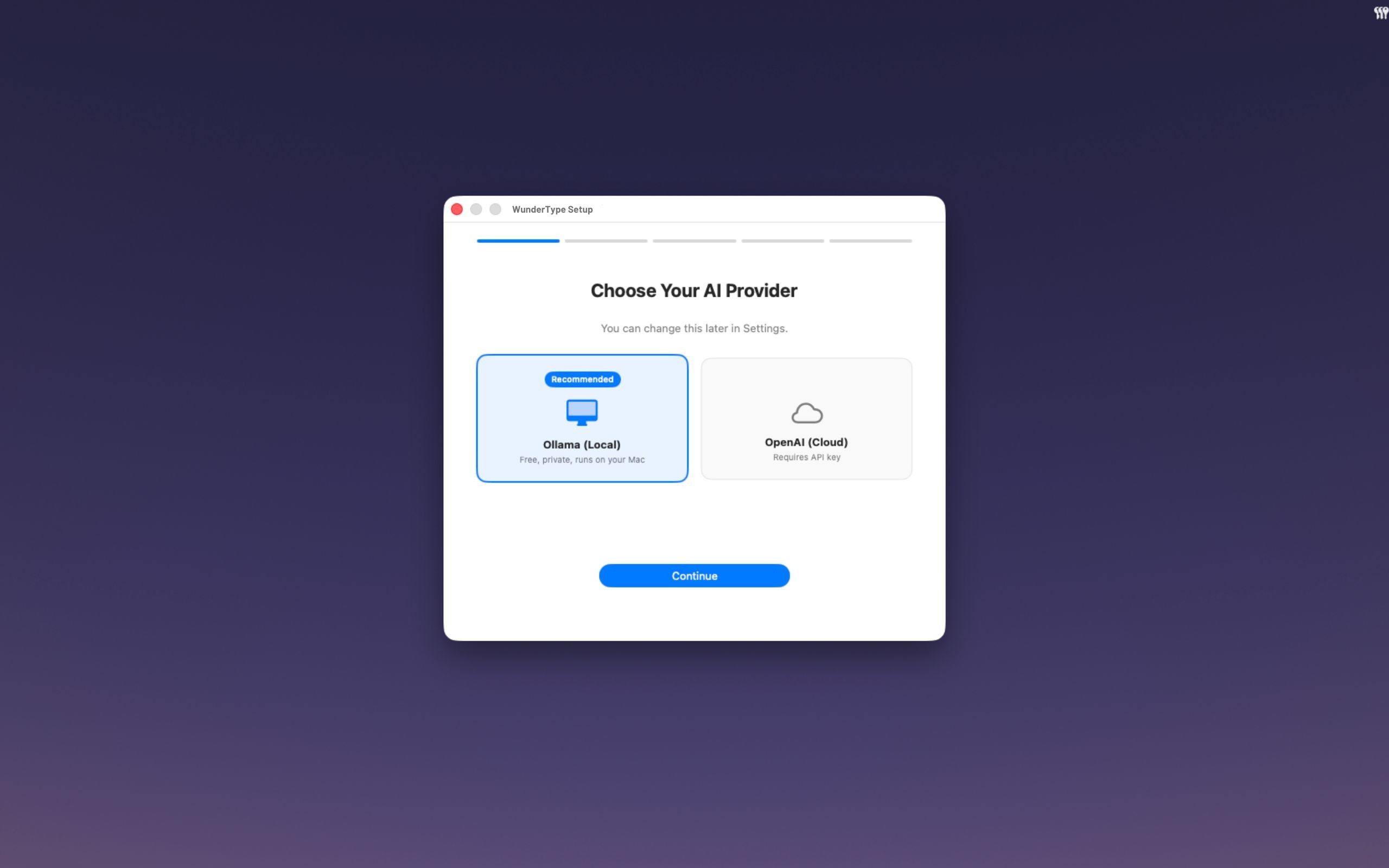 Choose Your AI Provider