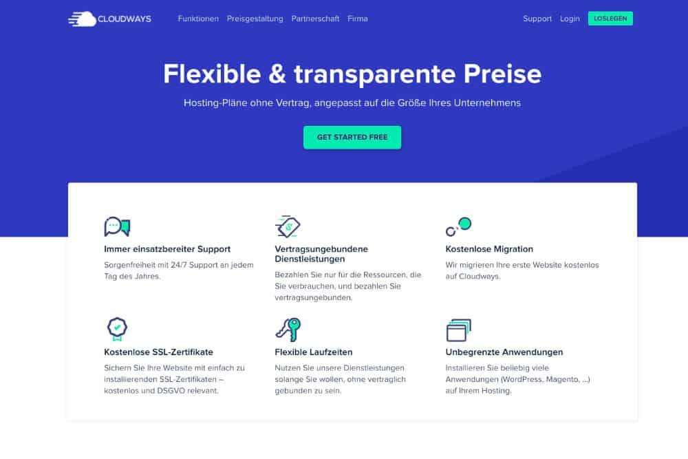 Cloudways advantages