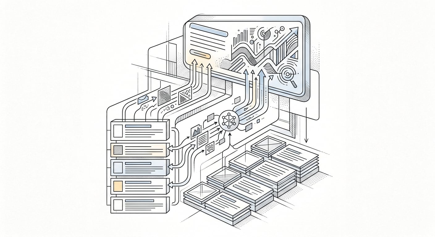 How RAG works in Google AI search pulling from the existing search index