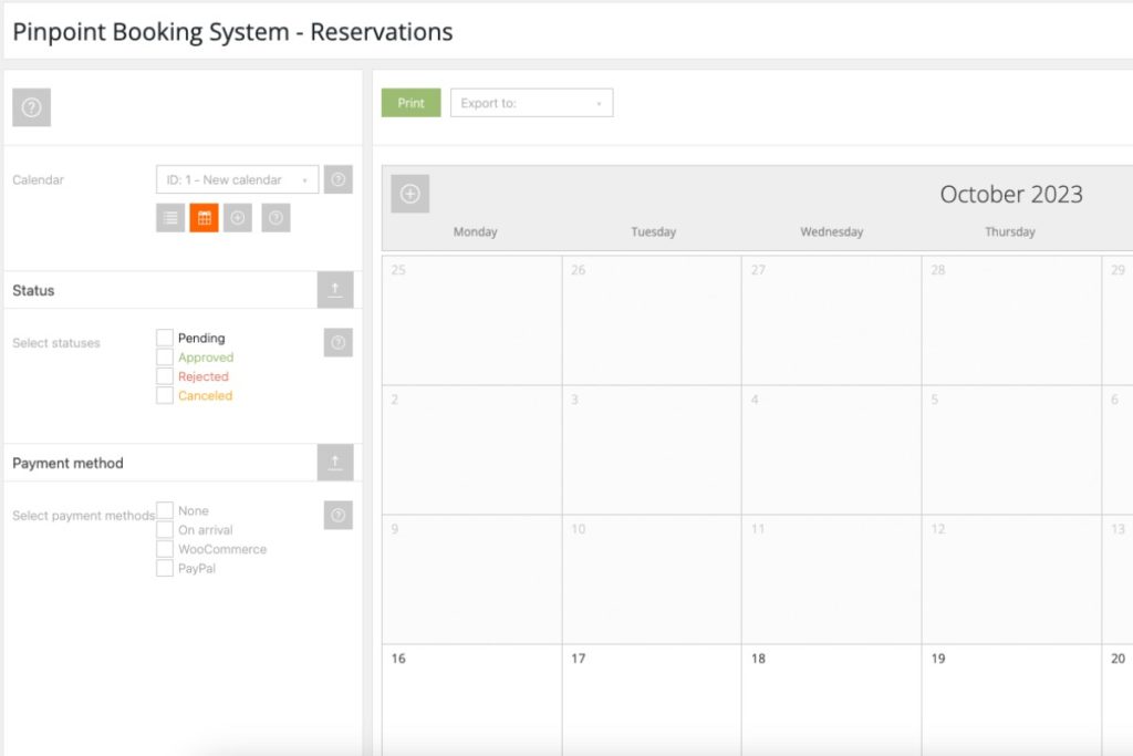 Pinpoint Booking