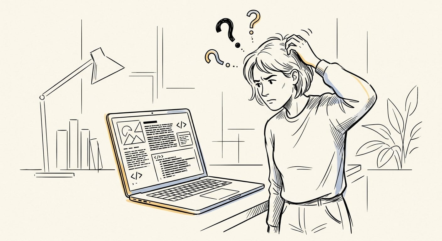 Non-developer confused by cryptic error message and stack trace on their AI-built website
